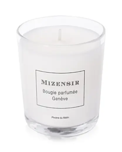 Mizensir, Pivoine Du Matin, Floral, Scented Candle, 90 g