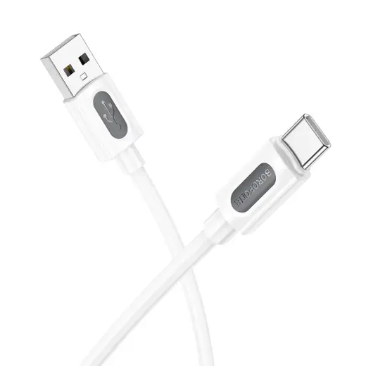 Borofone BX114 data transfer and charging cable | USB-A to USB-C | 15W | 1m | white
