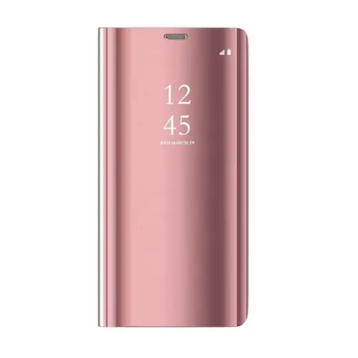 Smart Clear View case for Samsung Galaxy S23 FE pink