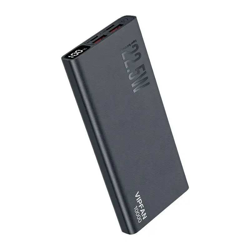 Powerbank Vipfan F06 10000mAh, 22.5W, PD (black)