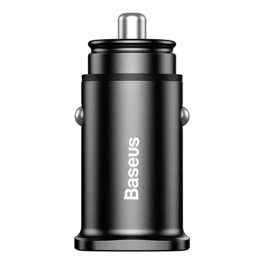 Baseus CCALL-DS01 auto lādētājs | 30W | QC | USB-A | melns