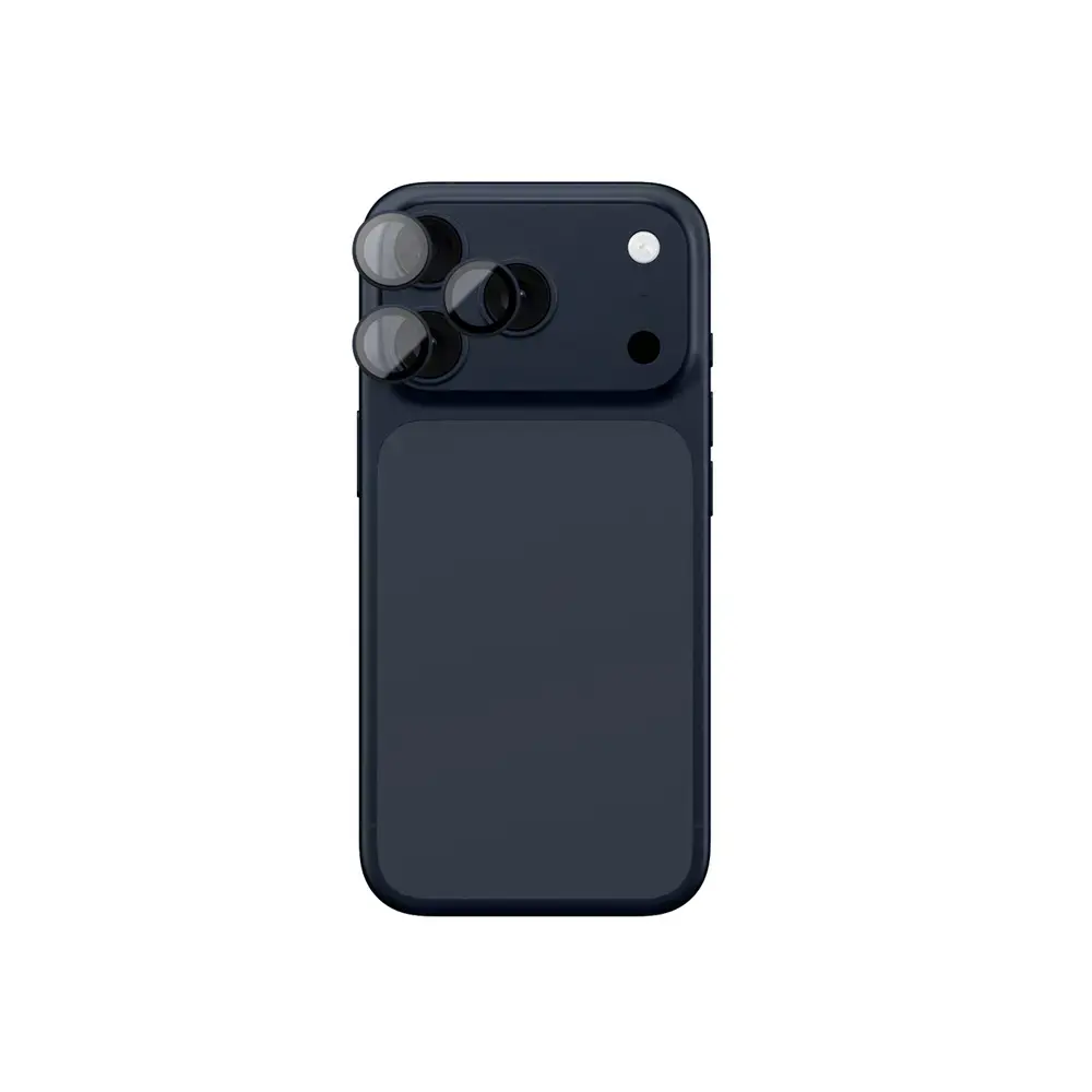 AmazingThing Lens Glass for iPhone 17 Pro | Pro Max with Blue Aluminum Frame