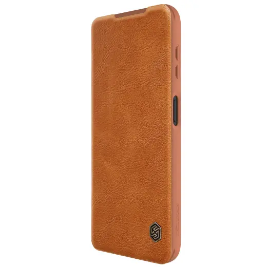 Nillkin Qin Book PRO Case for Samsung Galaxy A14 4G Brown