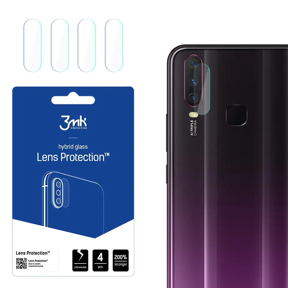 Vivo Y17 - 3mk Lens Protection™ screen protector
