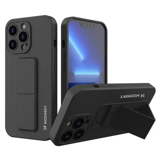 Wozinsky Kickstand Case чехол с подставкой для телефона iPhone 13 mini чёрный