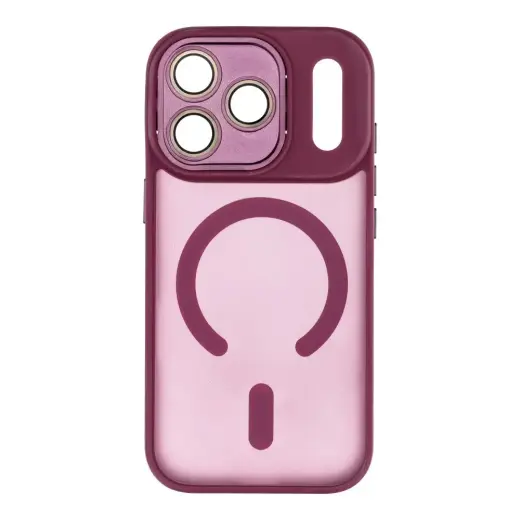 VARIETE MAG COVER phone case with MagSafe support for iPhone 17 Pro purple