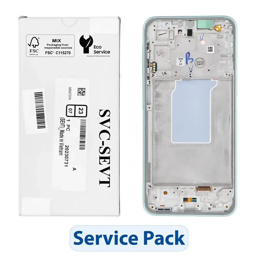 ServicePack LCD Display SAMSUNG A26 5G A266B Green GH82-37049C