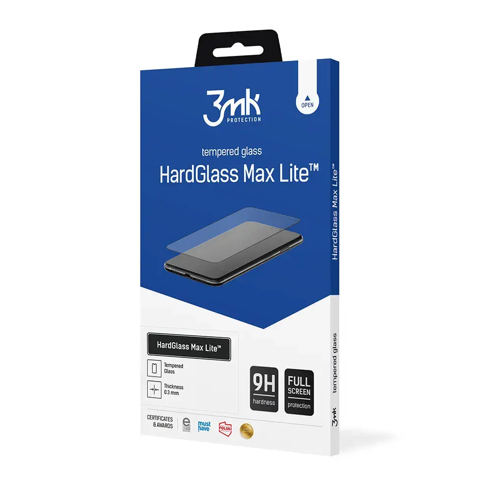 Redmi Note 12T Pro - 3mk HardGlass Max Lite™ screen protector