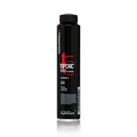 Goldwell Topchic Can Permanent Hair Colour - 4N Mid Brown 250ml