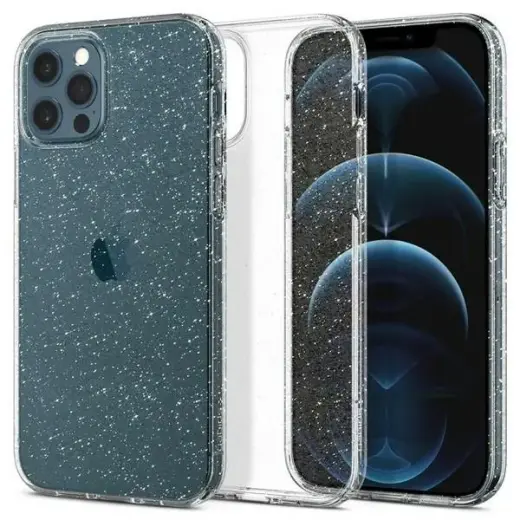 Spigen Liquid Crystal Glitter iPhone 12 Pro Max ACS01614 Clear
