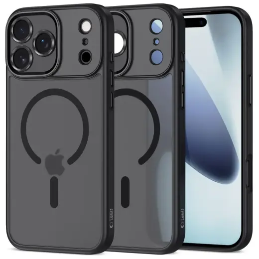 TECH-PROTECT MAGCAM чехол с поддержкой MagSafe для телефона Apple iPhone 17 Pro Max матовый черный