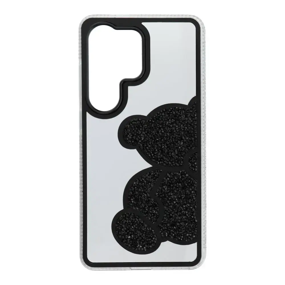 Teddy Bear maciņš telefonam Samsung Galaxy S26 Ultra (S948) melns (rotaļu lācītis)