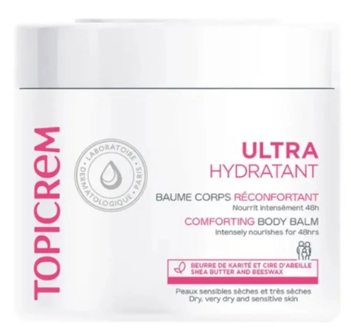 Topicrem, Ultra Hydratant, Hydrating & Nourishing, Body Balm, Daily, 380 ml
