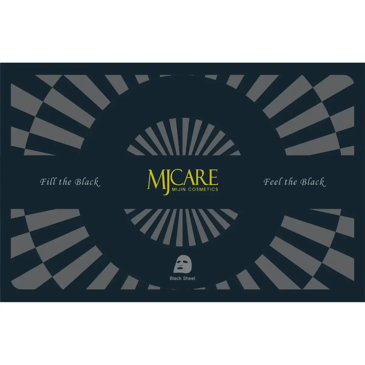 Mijin, Mjcare, Charcoal, Eliminates Impurities, Sheet Mask, For Face, 25 ml
