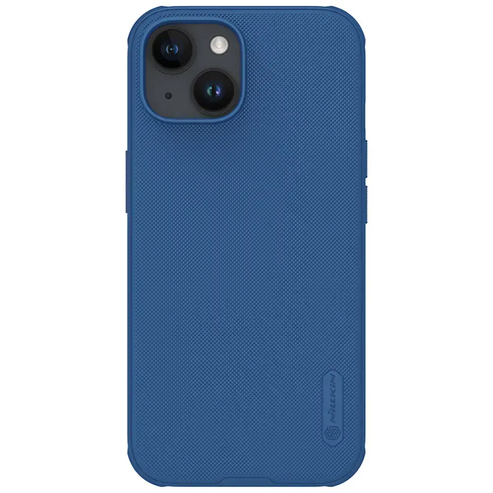 Nillkin Super Frosted Shield Pro maciņš telefonam iPhone 15 Plus zils