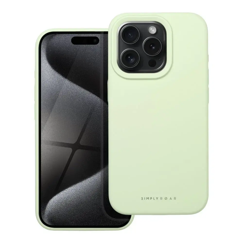ROAR CLOUD SKIN maciņš telefonam iPhone 15 Pro zaļš