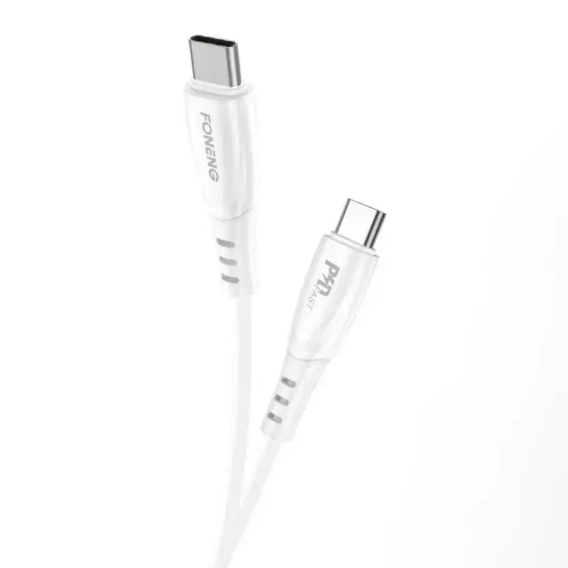 USB-C to USB-C cable Foneng X73, 60W, 1m (white)