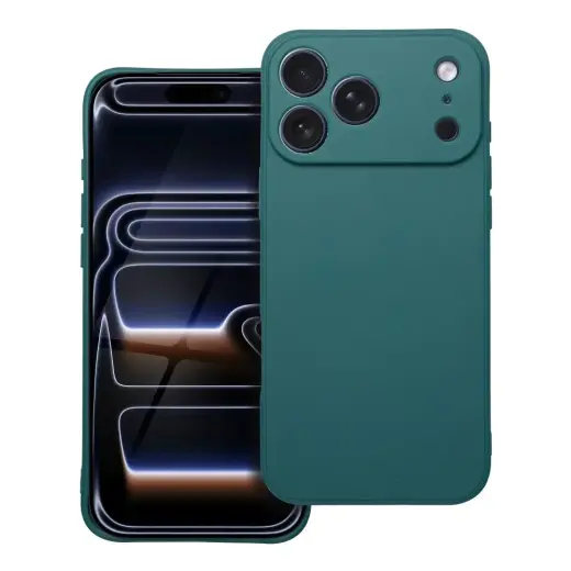 MATT telefono dėklas iPhone 17 Pro Max žalias