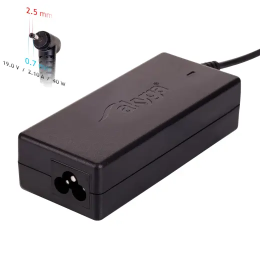 Notebook power supply Akyga AK-ND-23 19V | 2.1A 40W 2.5 x 0.7 mm ASUS 1.2m