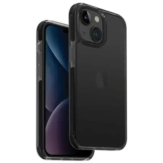 UNIQ etui Combat iPhone 15 | 14 | 13 6.1" czarny|carbon black