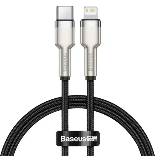 Baseus Cafule Series data transfer and charging cable | USB-C to Lightning | 20W | 0.25m | black