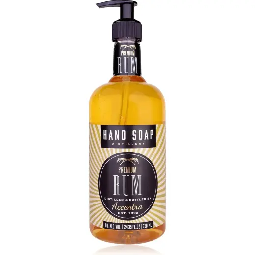 Accentra, Sapone Mani, MEN CLASSICS Sapone per Le Mani RUM in Dispenser a Pompa (Sapone Liquido, 720ml)