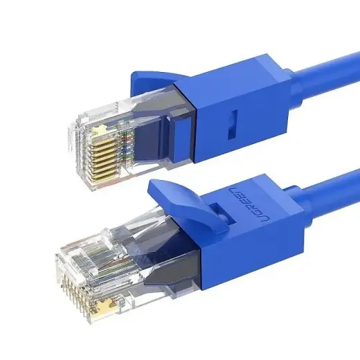 Ugreen Ethernet patchcord cable RJ45 Cat 6 UTP 1000Mbps 5 m blue (NW102 11204)