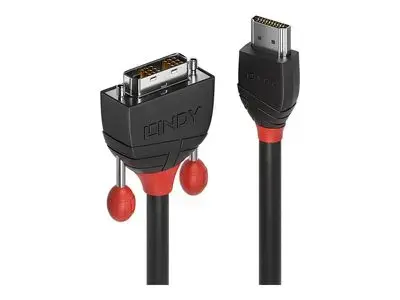 Lindy Black Line adapter cable - HDMI | DVI - 10 m