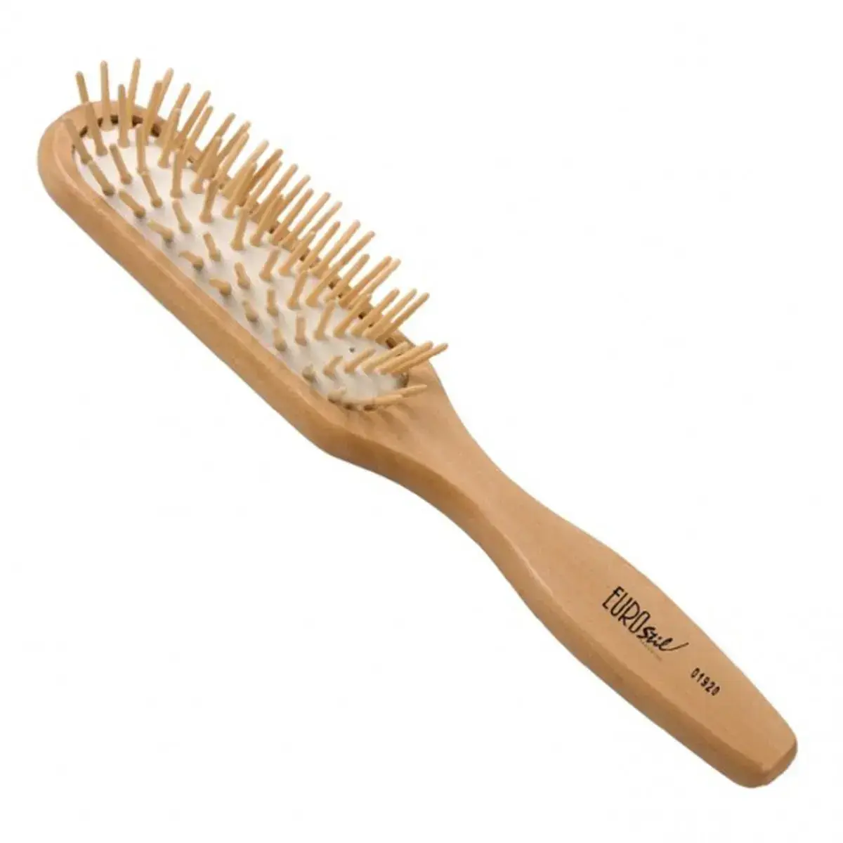 EUROSTIL Oval Wooden Bristle Brush 1pc