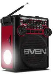 Radio uztvērējs Sven SRP-355 Red