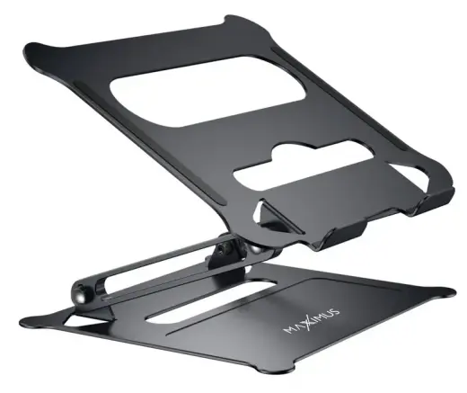 MAXXIMUS FOLD PRO LAPTOP STAND GREY ADJUSTABLE STAND