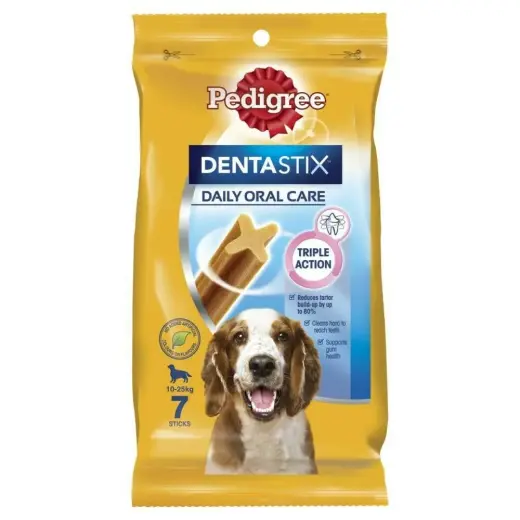 Pedigree Dentastix Medium kauliņš zobiem (7 gab.) 180g