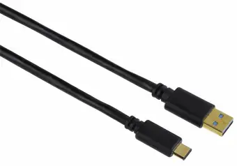Hama USB Type-C Male - USB Male 1.8m Black