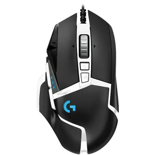 LOGITECH G502 SE Corded Gaming Mouse - HERO - BLACK/WHITE - USB - EER2