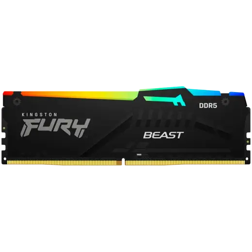Kingston 16GB 6400MT/s DDR5 CL32 DIMM FURY Beast RGB EXPO
