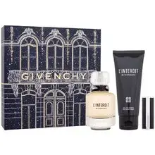 Givenchy L'Interdit Gift set EDP 50 ml, body lotion 75 ml and lipstick 1,5 g