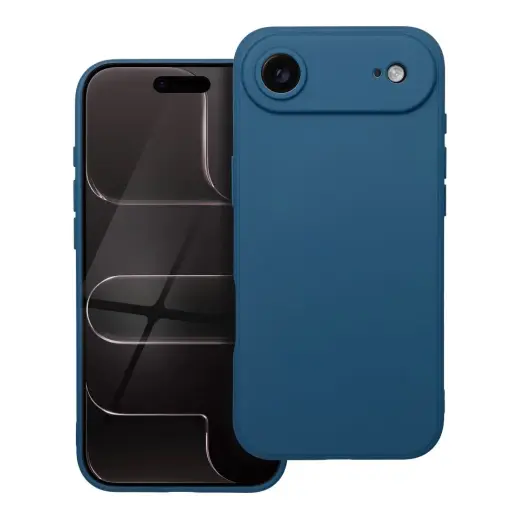 Matt telefono dėklas iPhone 17 Air mėlynas