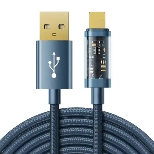 Joyroom S-UL012A12 datu pārraides un uzlādes vads | USB-A uz Lightning | 20W | 1.2m | zils