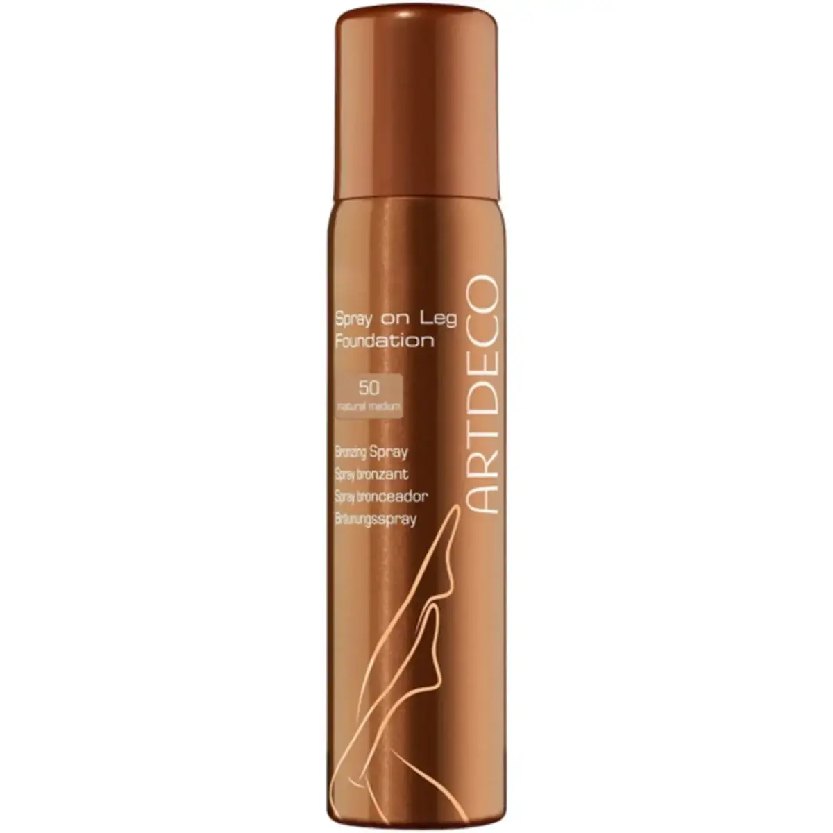 Self-Tanning Body Lotion Artdeco Spray on Leg Nº 50 Natural Medium 100 Ml