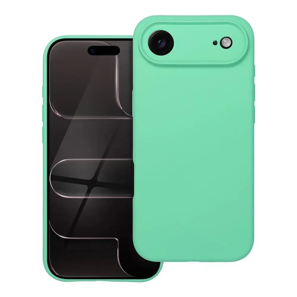 Silicone 2mm maciņš telefonam iPhone 17 Air zaļš