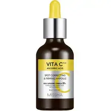 Vita C Plus Spot Correcting & Firming Ampoule - Brightening Facial Serum.