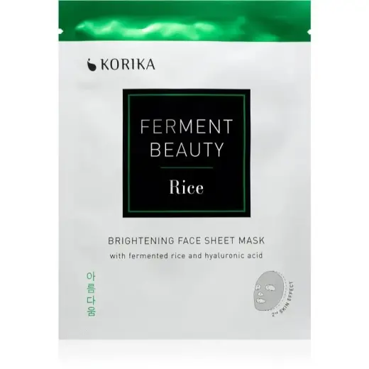 KORIKA FermentBeauty Illuminating Face Mask in Fabric with Fermented Rice and Hyaluronic Acid 20 G
