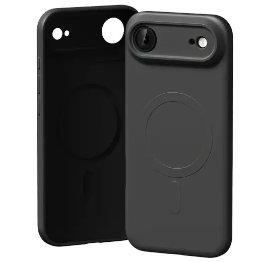 Mercury Semi-Silicone MagSafe Case for iPhone 17 Air Black