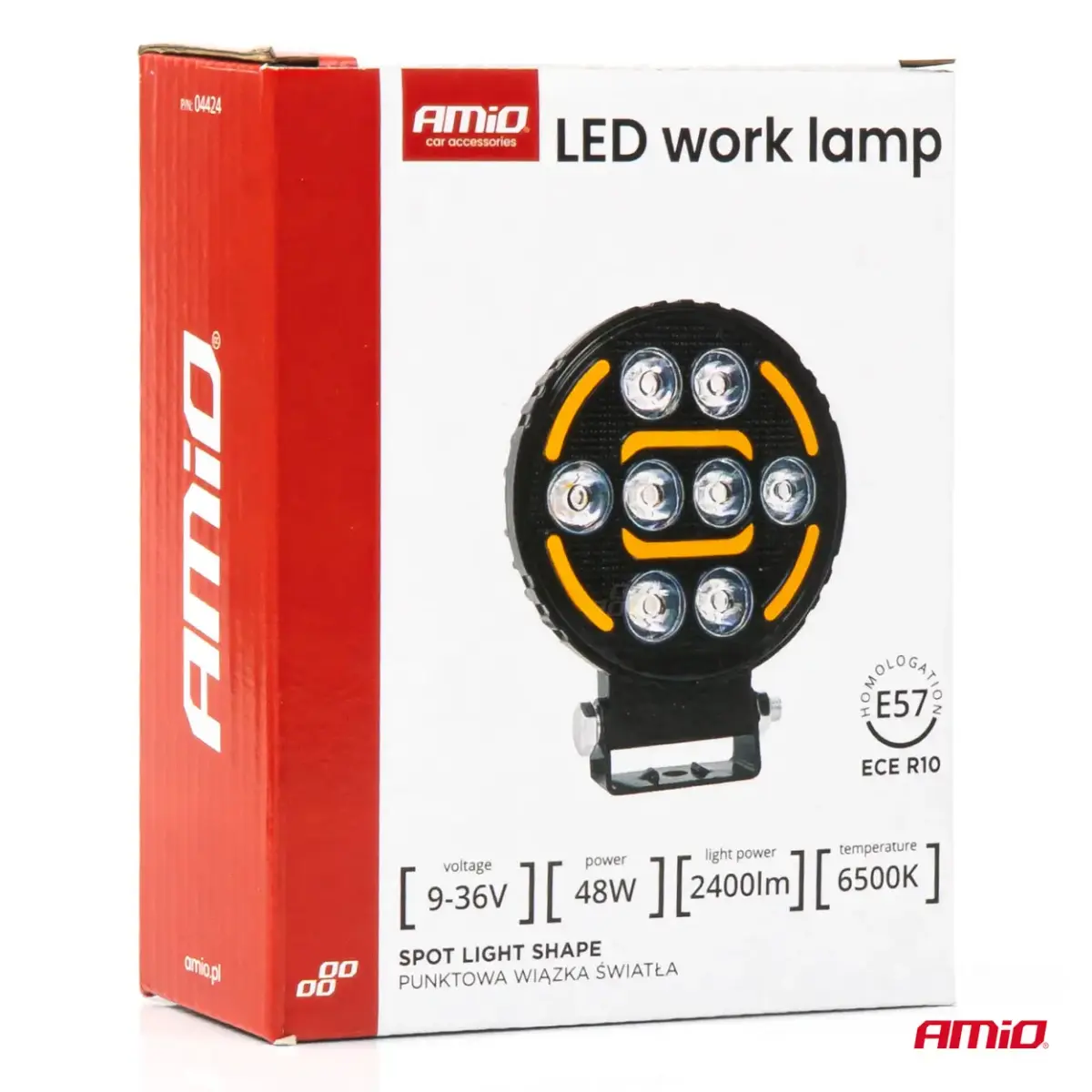 Working lamp AWL80 48W 2400LM 12V 24V AMIO-04424