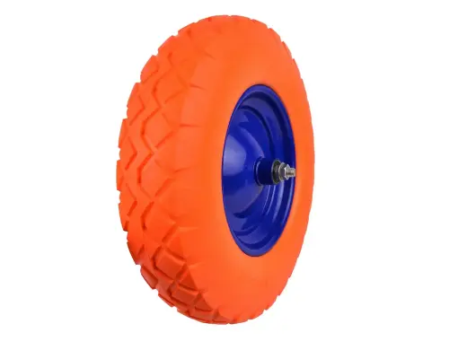 PU oranž ratas 4.00-8 sinise veljega