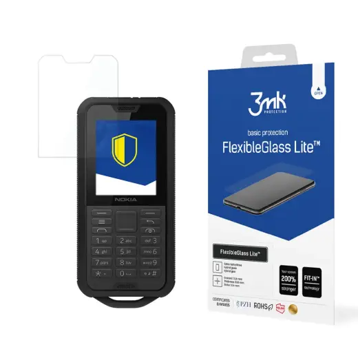 Nokia 800 Tough - 3mk FlexibleGlass Lite™ screen protector