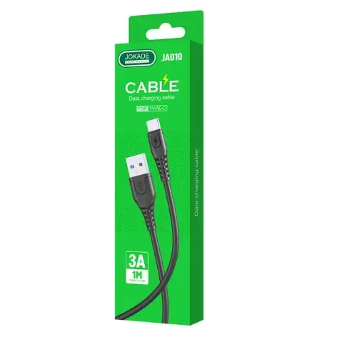 Jokade JA010 USB-A -> USB-C charging cable 20W | 100 cm black