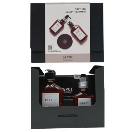 Consumer Kit G Set Depot: 200 Hair Treatments No. 209, Hair Lotion Treatment, For Calming, 100 ml + 100 Hair Cleansing No. 109, Hair Shampoo, For Calming, 250 ml
