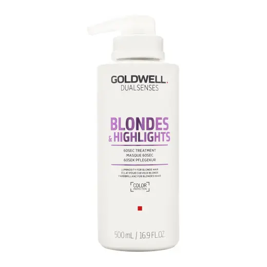 Goldwell Dualsenses Blonde & Highlights 60 Second Treatment 500Ml in Clear