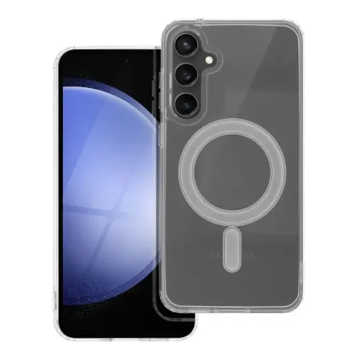 Case for Samsung S23 FE Clear Mag Cover compatible with MagSafe transparent